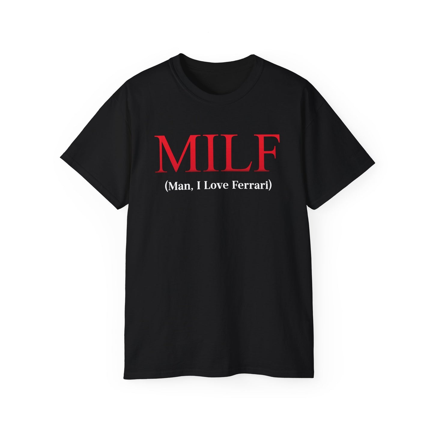 F1 inspired MILF Tee motorsport graphic t-shirt for fans
