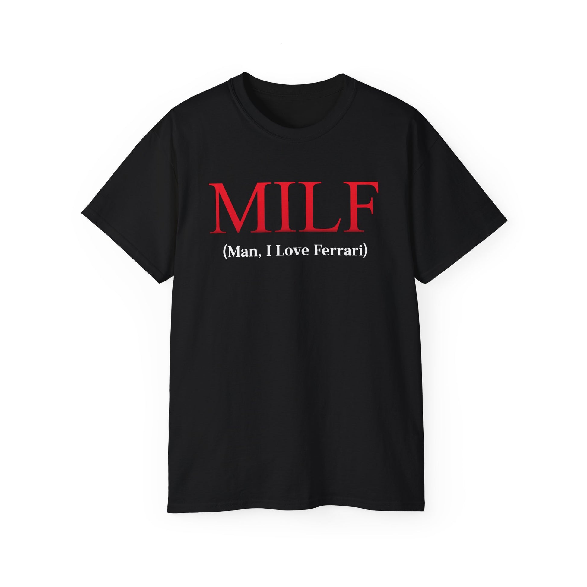 F1 inspired MILF Tee motorsport graphic t-shirt for fans